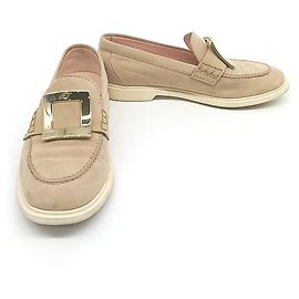 Roger Vivier Slip-On in Camoscio Marrone
