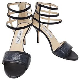 Sandali Jimmy Choo in pelle neri Nero
