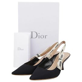 Dior Selbst Slingback Pumps Schwarz