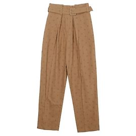 Fendi Calça de cintura alta Marrom