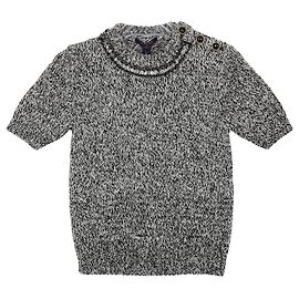Louis Vuitton Kurze Strickoberteil Größe XS Braun