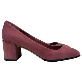 Salvatore Ferragamo Sapatos de camurça para mulher Rosa