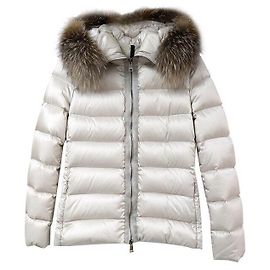 Moncler Tatie Women's Down Jacket Beige XS Brown