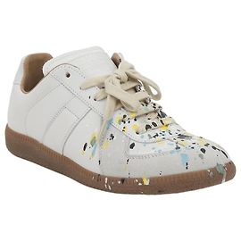 Maison Martin Margiela Baskets Paint Drop Réplique Blanc