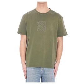 Loewe Camiseta de algodón de corte relajado Verde