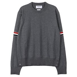 Thom Browne Men's Relaxed Pullover Sweater Brown