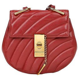 Chloé Borsa a spalla incrociata mini Drew Rosso