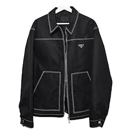 Prada Technical Bomber Jacket Black