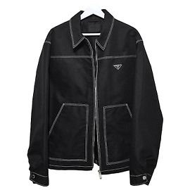 Prada Giacca Bomber Tecnica Nero