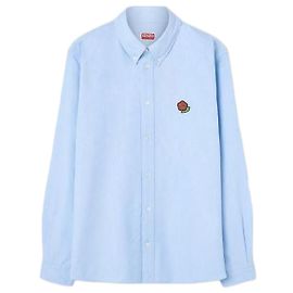 Kenzo Camicia Oxford Pop Blu
