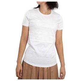 Moncler Camiseta de manga curta com patch de logo Branco