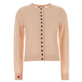 Tory Burch Kaschmir-Seiden-Cardigan Pink