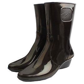 Salvatore Ferragamo Botas de chuva marrom escuro Marrom