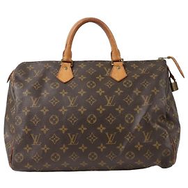 Louis Vuitton Bolso Tote Speedy Castaño