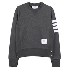 Thom Browne Sweatshirt Loopback Classique Marron