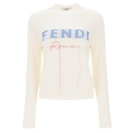 Fendi Pull en cachemire Blanc