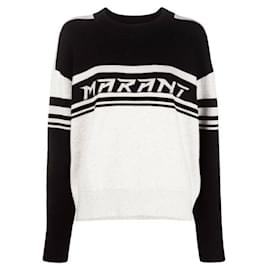 Isabel Marant Baumwollpullover Schwarz