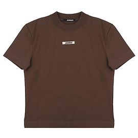 Jacquemus Grobgewebter T-Shirt Braun