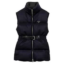 Prada Wool Down Vest SOOO Blue
