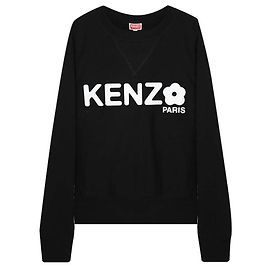 Kenzo Moleton com letras florais Preto