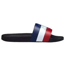 Moncler Embroidered Logo Slippers Black