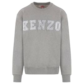 Kenzo Sweatshirt mit gesticktem Logo Rot