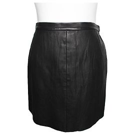 Zadig & Voltaire Falda Mini de Cordero Negro Zadig Voltaire Negro
