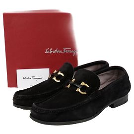 Salvatore Ferragamo Mocassin Gancini Grandioso Taille Noir