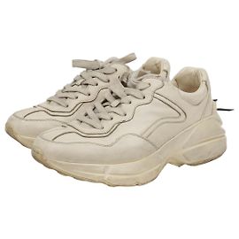 Gucci Rhyton Dirty Sneakers Größe Weiß