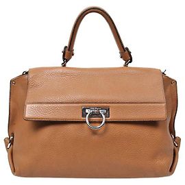 Salvatore Ferragamo Borsa Gancini Marrone Marrone