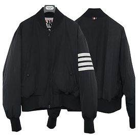 Thom Browne Oversized Goose Down Blouson Jacket Charcoal Black