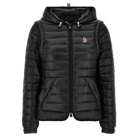 Moncler Karura Hooded Short Down Jacket Black