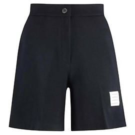 Thom Browne Hochtaillierte Wollshorts Blau