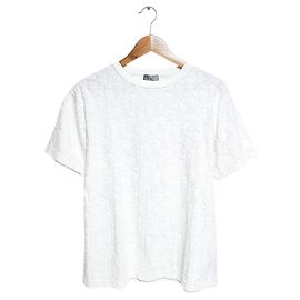 Dior Oblique Terry Short Sleeve T-Shirt White