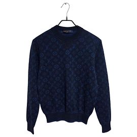 Louis Vuitton Monogram Cashmere Knit GVB Blue