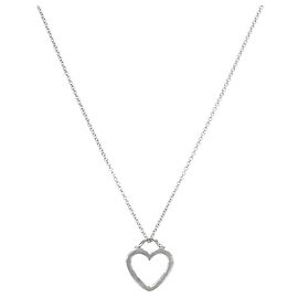 Tiffany & Co Collar de Plata Corazón Sentimental Plata