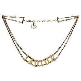 Dior Collana Choker in Oro D'oro