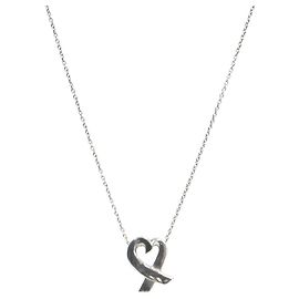 Tiffany & Co Collana Cuore Amore in Argento Argento