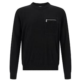 Fendi Wollpullover ATMO Schwarz