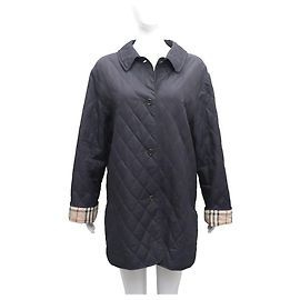 Burberry Damen gesteppte Jacke Schwarz