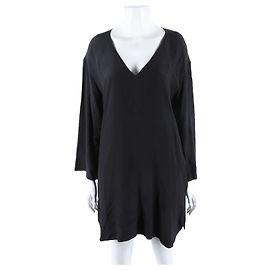 Blusa in seta a maniche lunghe Marni Nero