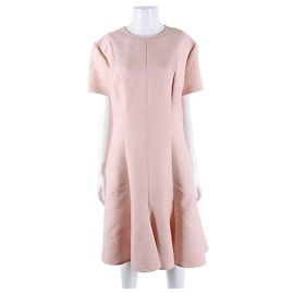 Stella Mc Cartney Kleid mit kurzen Ärmeln Pink