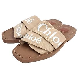 Chloé Chloe Woody Slippers Brown
