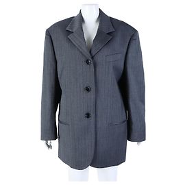 Streifenjacke Acne Studios Schwarz
