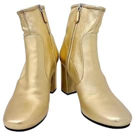 Bottines Prada Doré