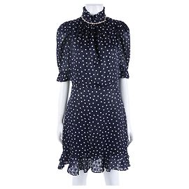 Vestido de manga corta Sandro Azul