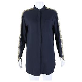 Chloé Camicia a Maniche Lunghe Chloe Blu