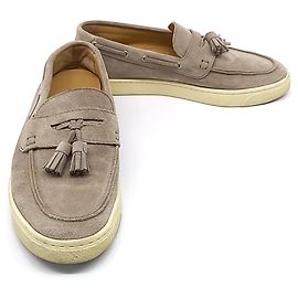 Mocassins en daim Brunello Cucinelli Marron