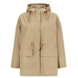 Moncler Casaco parka com capuz Gaillon Marrom