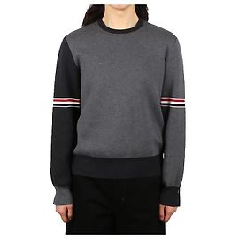 Thom Browne Streifenstrick Funmix Milano Braun